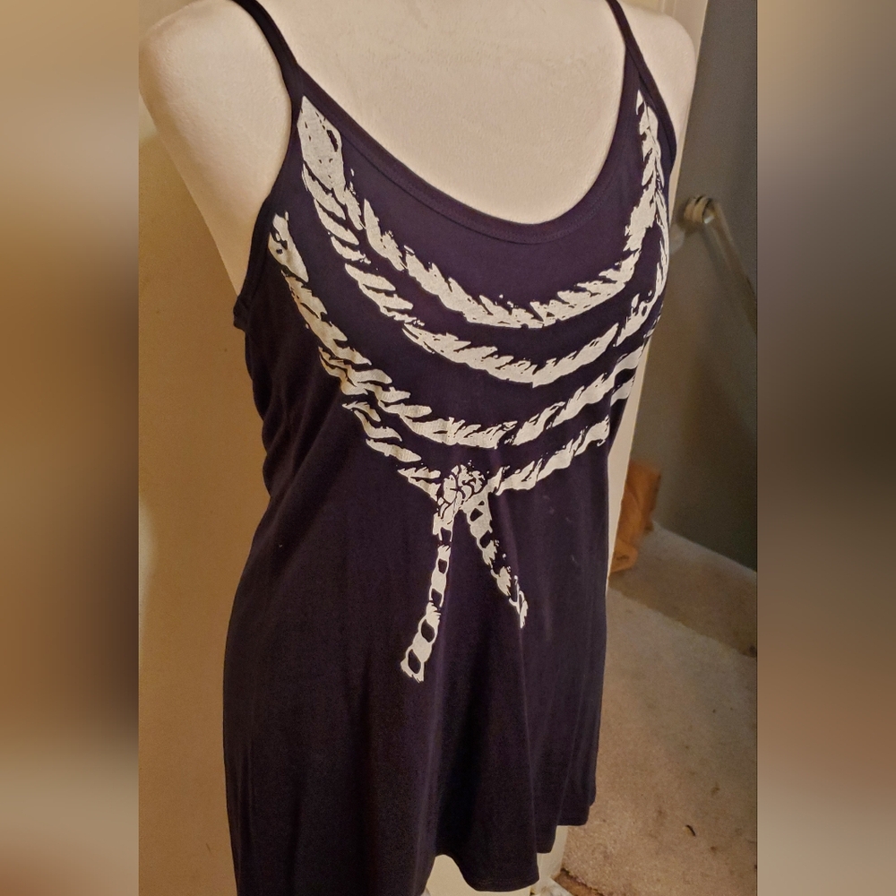 CAbi- #836 Ahoy Tank, Navy, size Med